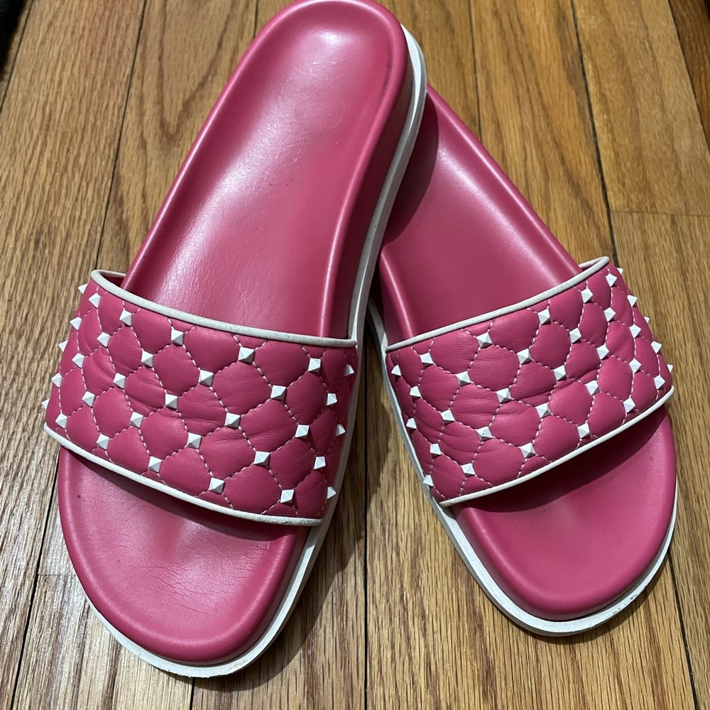 Valentino garavani rock stud slides - Picture 1 of 7